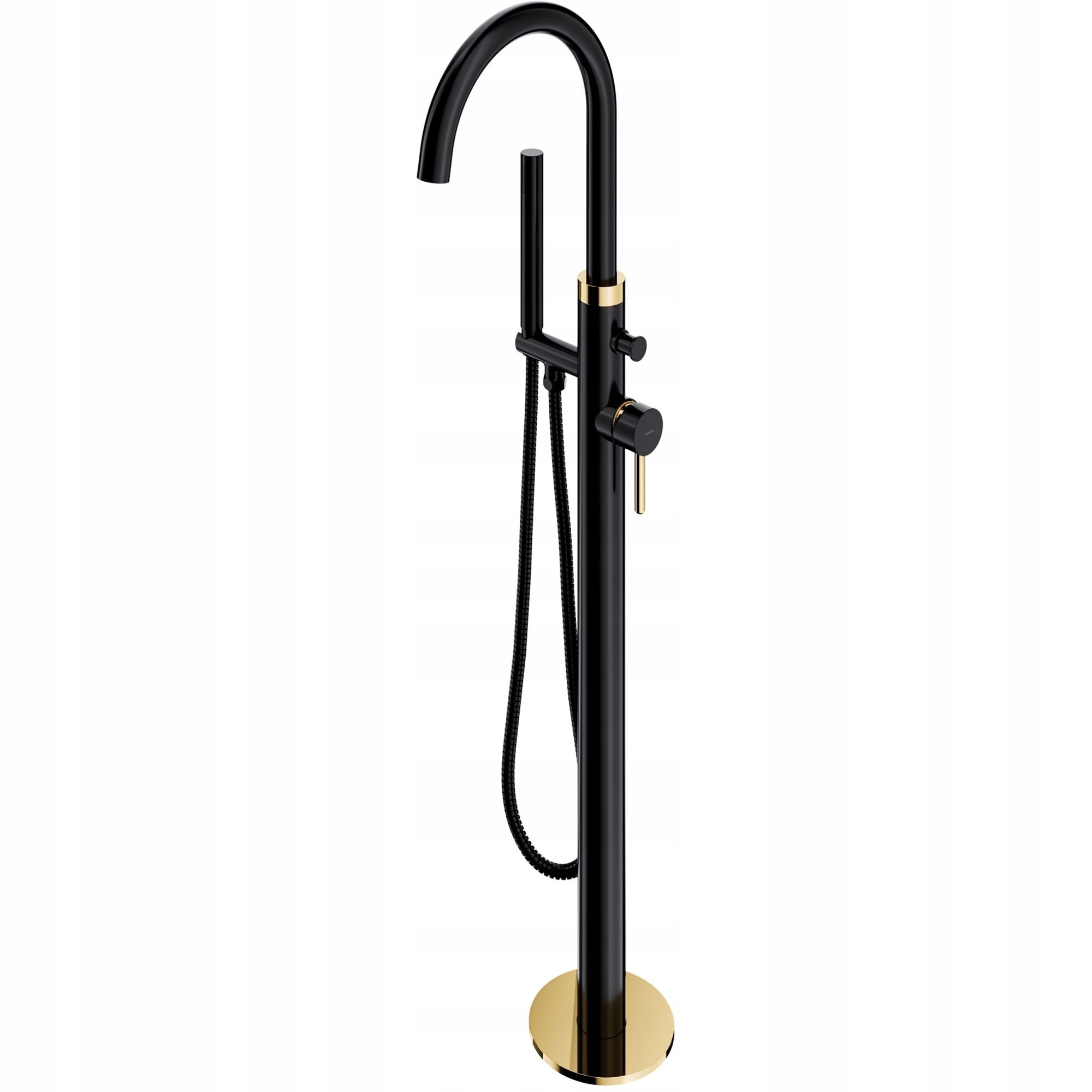 Vaňová batéria - FreeStanding Bath Batéria Black Gold Omnires