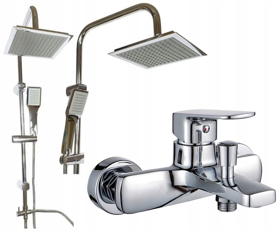 Vaňová batéria - Vaňa Modern + Cubic pláštenka