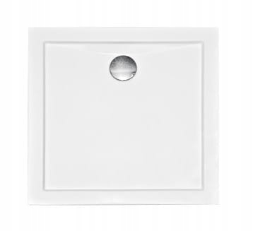 Sprchová vanička - Besco Aquarius Slimline 80x80x3 Square Shower Mater