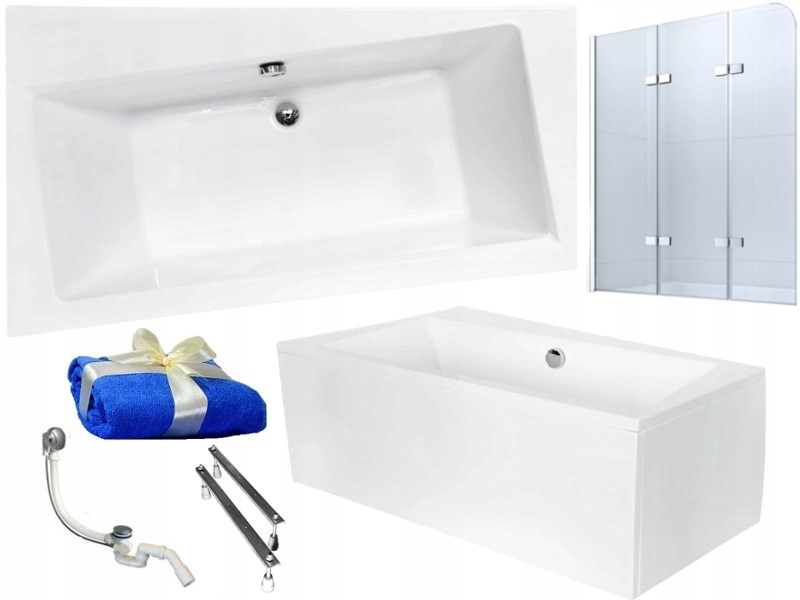 Vaňa - Besco Infinity Bath 150x90 Skriňa Sifon