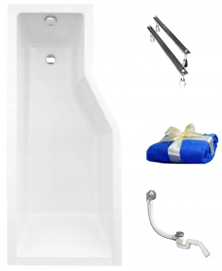 Vaňa - Besco Integra Corner Wanna 170x75 SIPHON