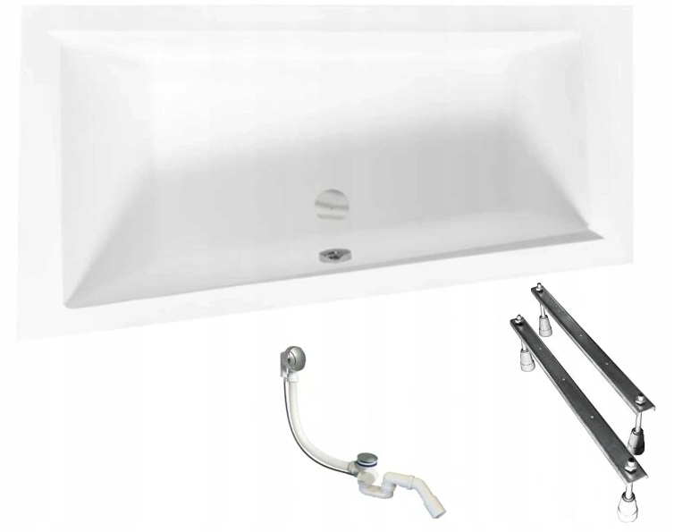 Vaňa - BESC INTIMA SLIM akryl kúpeľ 150x85 + TRAP