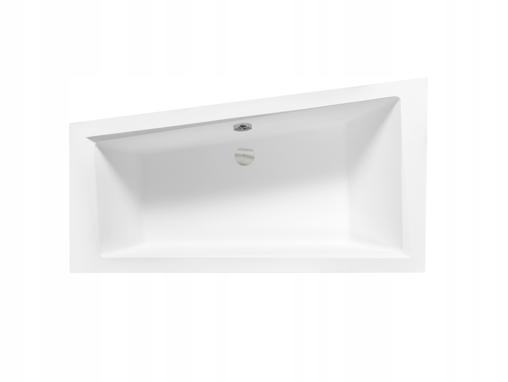Vaňa - Besco Intima Slim Wanny ASYME 160X90CM LAW+SIPHON