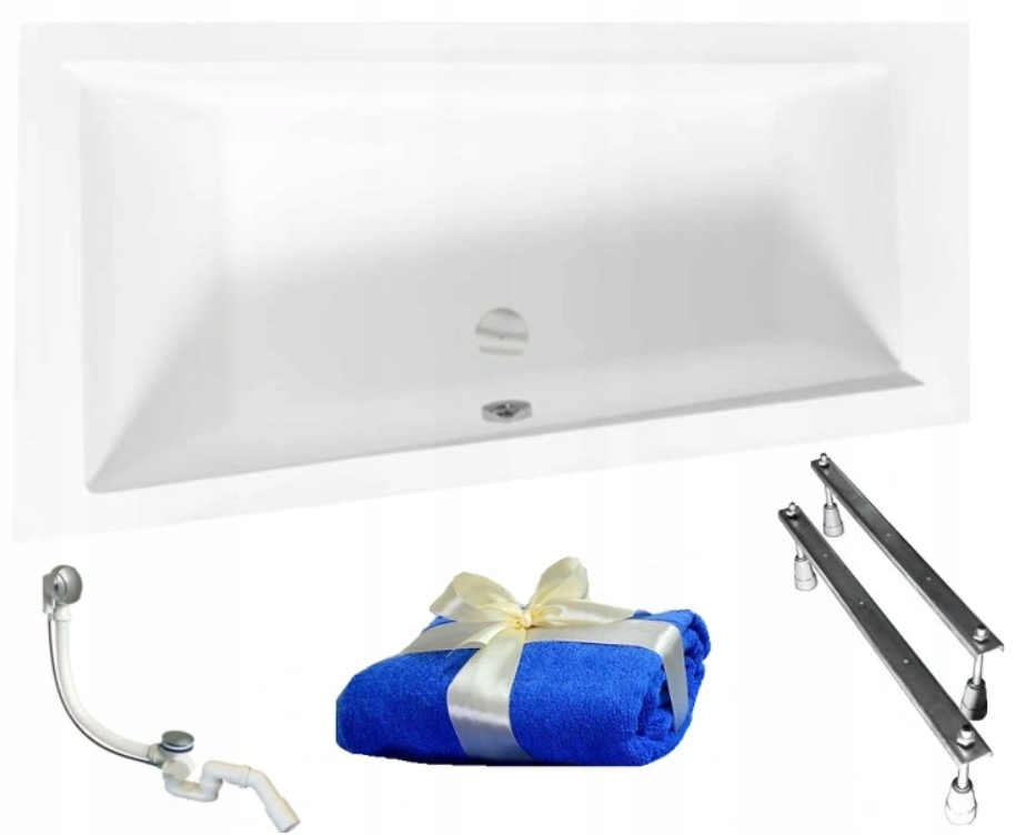 Vaňa - Besco Intima Akryl Vaňa 160x90 + sifón