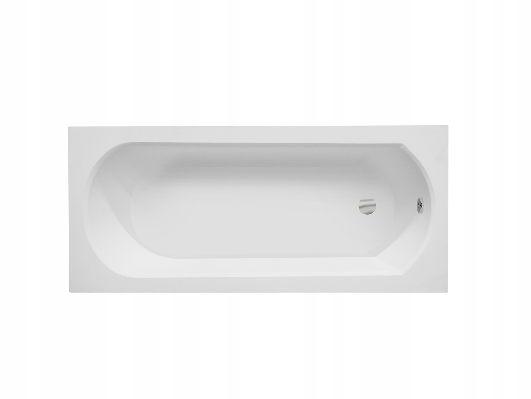 Vaňa - Besco intrica Slim Wanna recition 160x75 cm+sifón