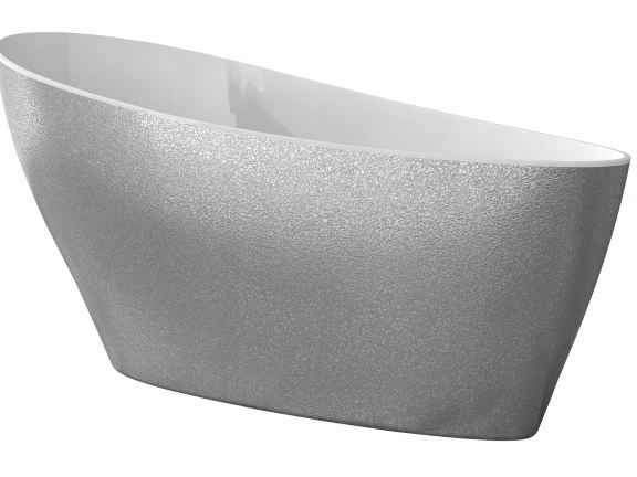Vaňa - Besco Keya Voľne stojaca vaňa 165x70 Glam + sifón