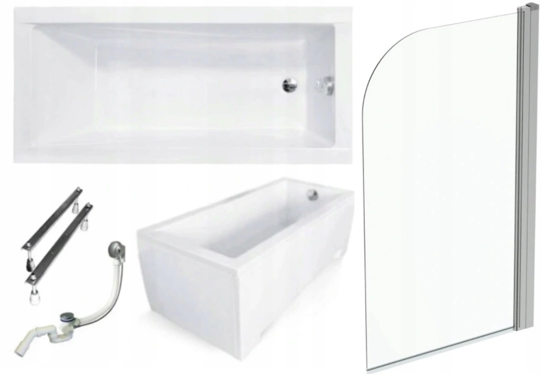 Vaňa - BESCO MODERN WANNE WANNE 170x70 Ovládanie vykurovania kabína