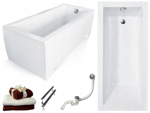 Vaňa - Besco Modern Bath 180 x 80 + sifón + Housing