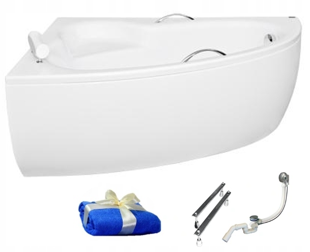 Vaňa - Besco Natalia Premium Bath Housing 150x100 Sifón