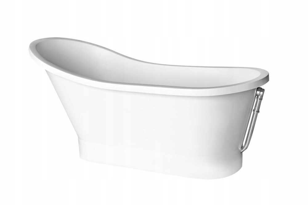 Vaňa - Besco Wanna Gloria 160x68 White + McAlpine Sifón