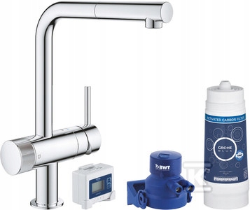 Kuchynské batérie - Blue Pure Minta Chrome Start Set