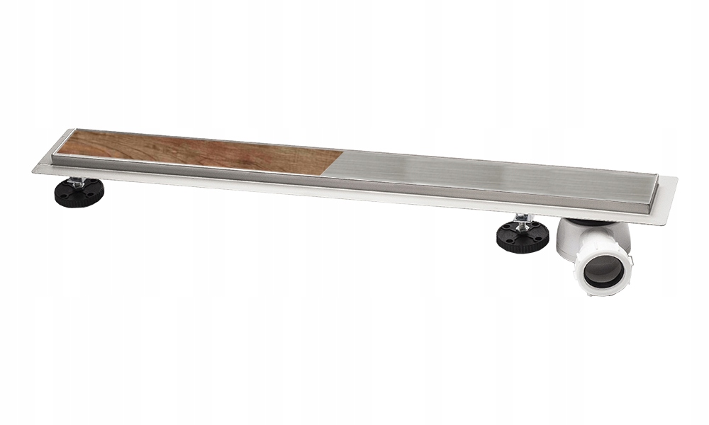 Sprchový žľab - BOČNÝ LINEÁRNY ODVOD 90 cm CHIRURGICKÁ OCEL 2v1