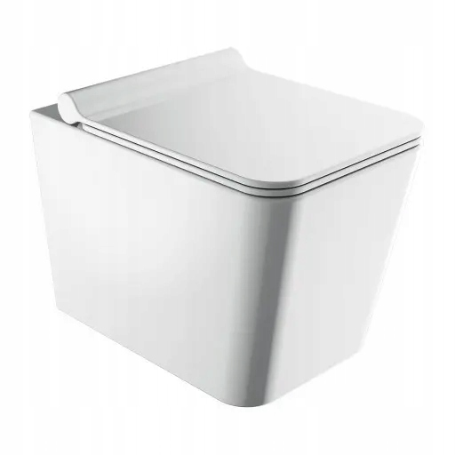 WC misa - Mexen Madox Bowl toaleta Rimless Board Black Mat