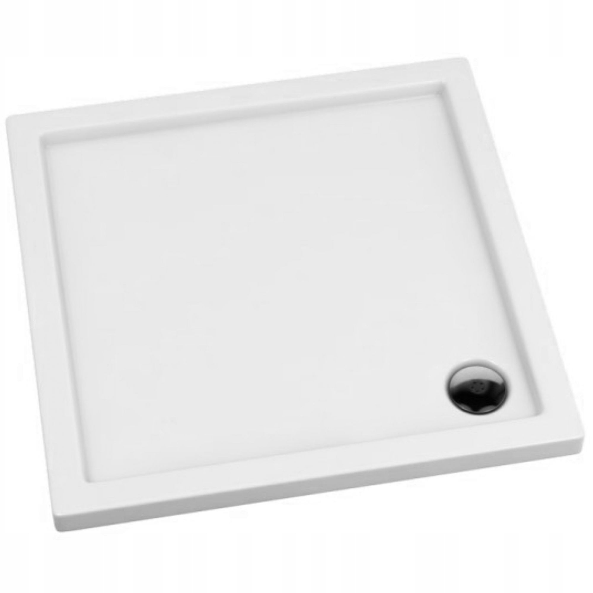 Sprchová vanička - Štvorcový pádlingový bazén 80x80 cm biely plánovač Corrina