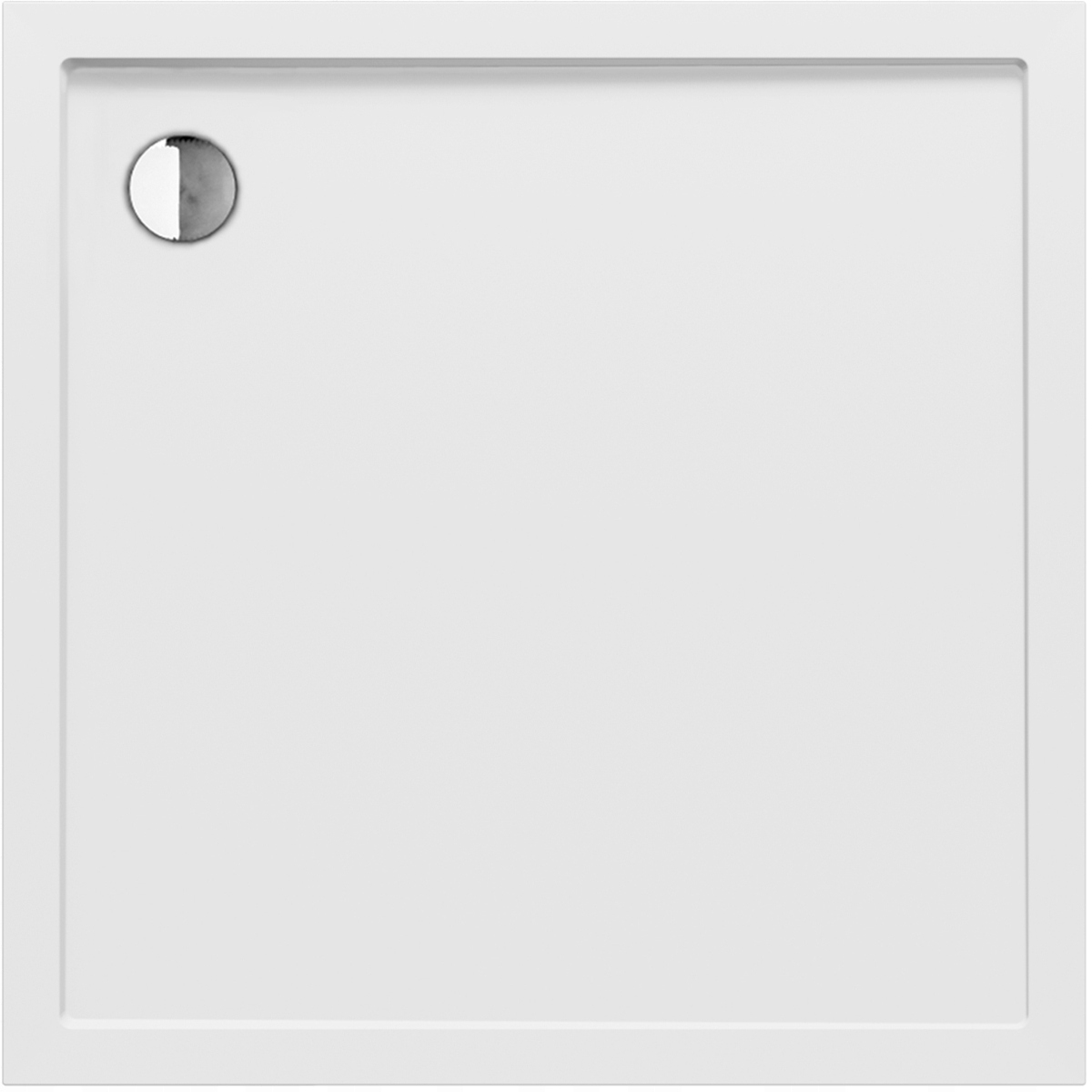 Sprchová vanička - Štvorcový sprchový podnos 90 cm biele nové trendy nové