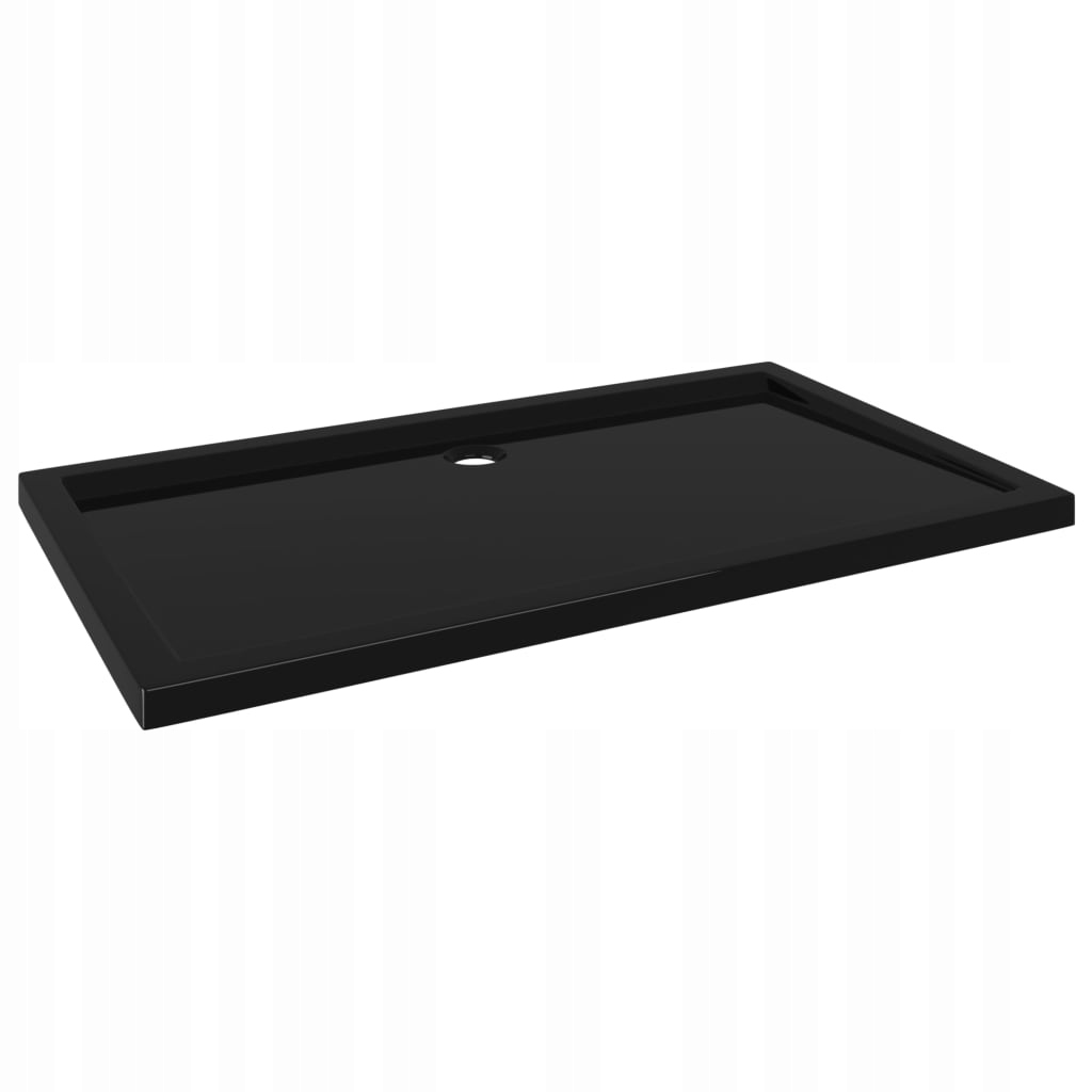 Sprchová vanička - ABS RECTION PHOLD PHORDER Black 70x120