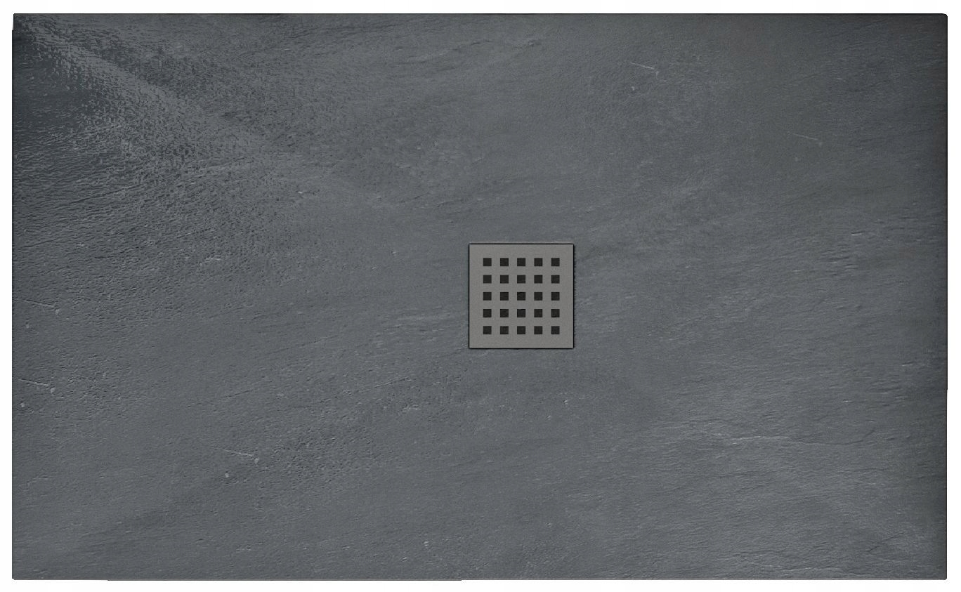 Sprchová vanička - SPRCHOVÁ VANIČKA SIVÁ ROCK 90 X 120
