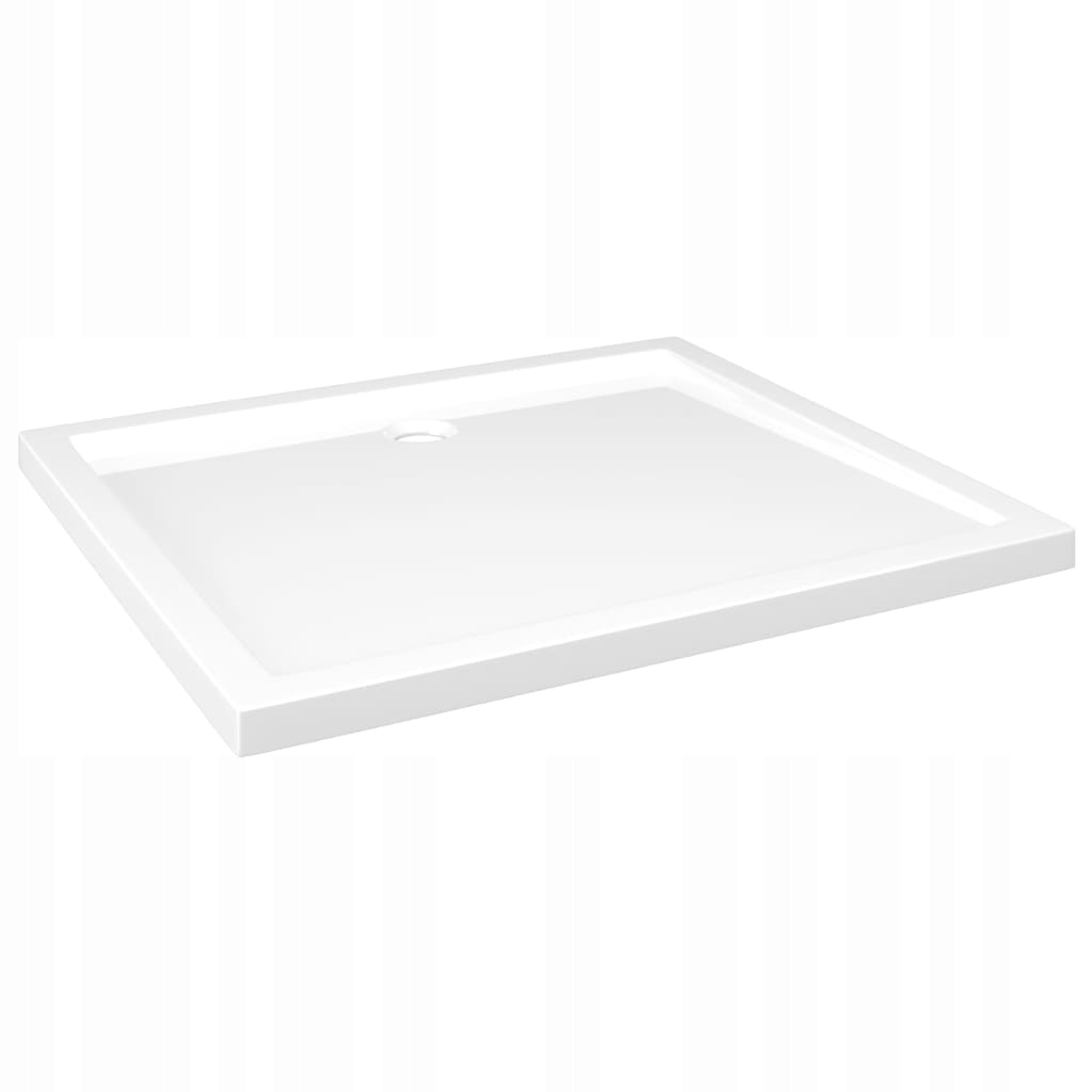 Sprchová vanička - Obdĺžnikový nízko biely pádlovací pól 80x90