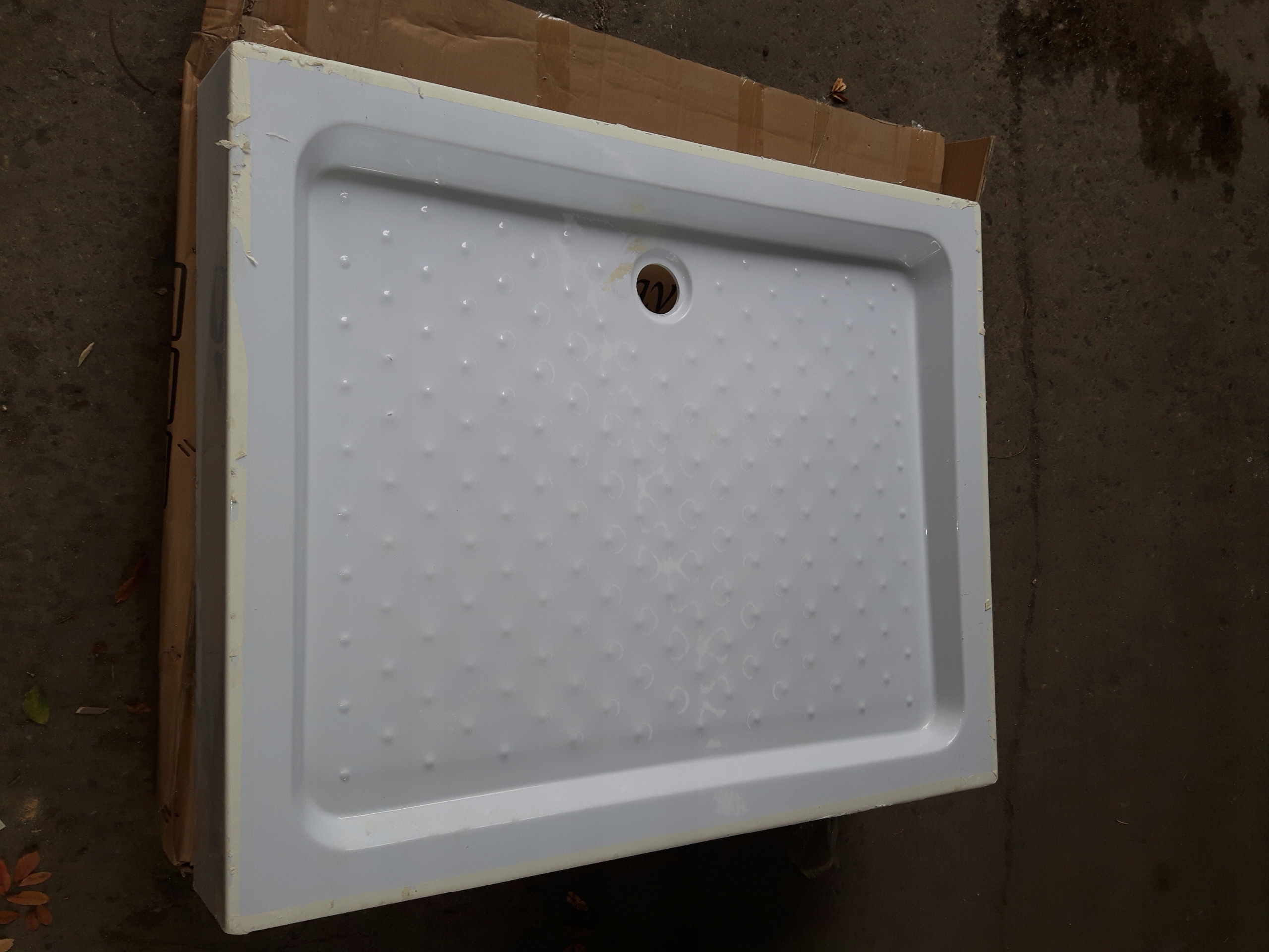Sprchová vanička - Obdĺžniková sprchová výplň s rámom 100x80