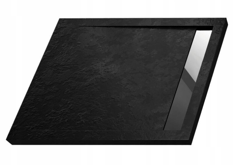 Sprchová vanička - Sprchová vanička. Kamenná stavba. Black výstupu 120x100