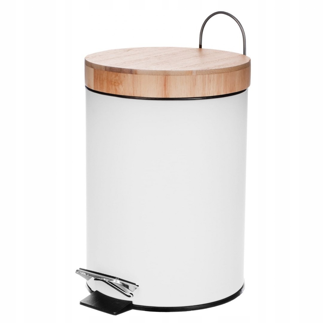 Odpadkový kôš do kúpelne - BRUNBESTE ODPADOVÝ KOŠ 3L BIELY BRUNBESTE BB-113