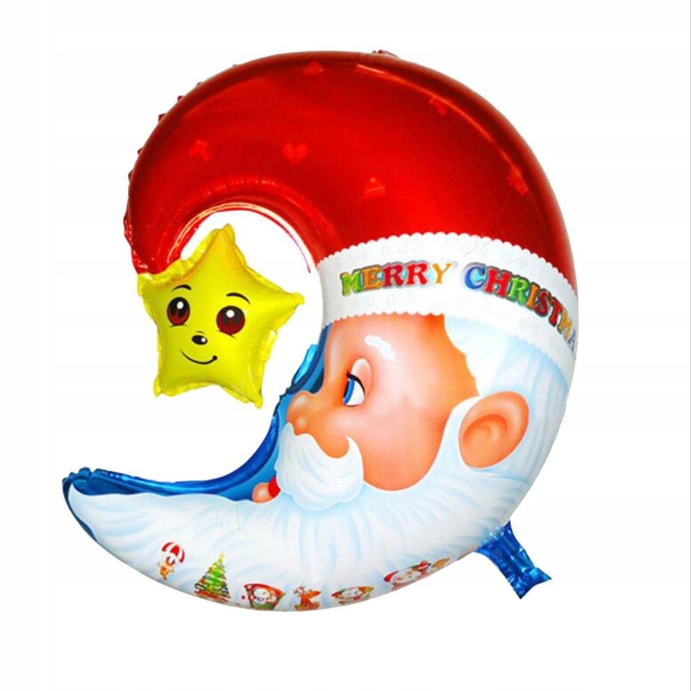 Dekoratívny balón Santa Moon Hliníková atmosféra