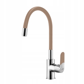 Kuchynské batérie - Kuchynský faucet samba joga flexibilná béžová béža