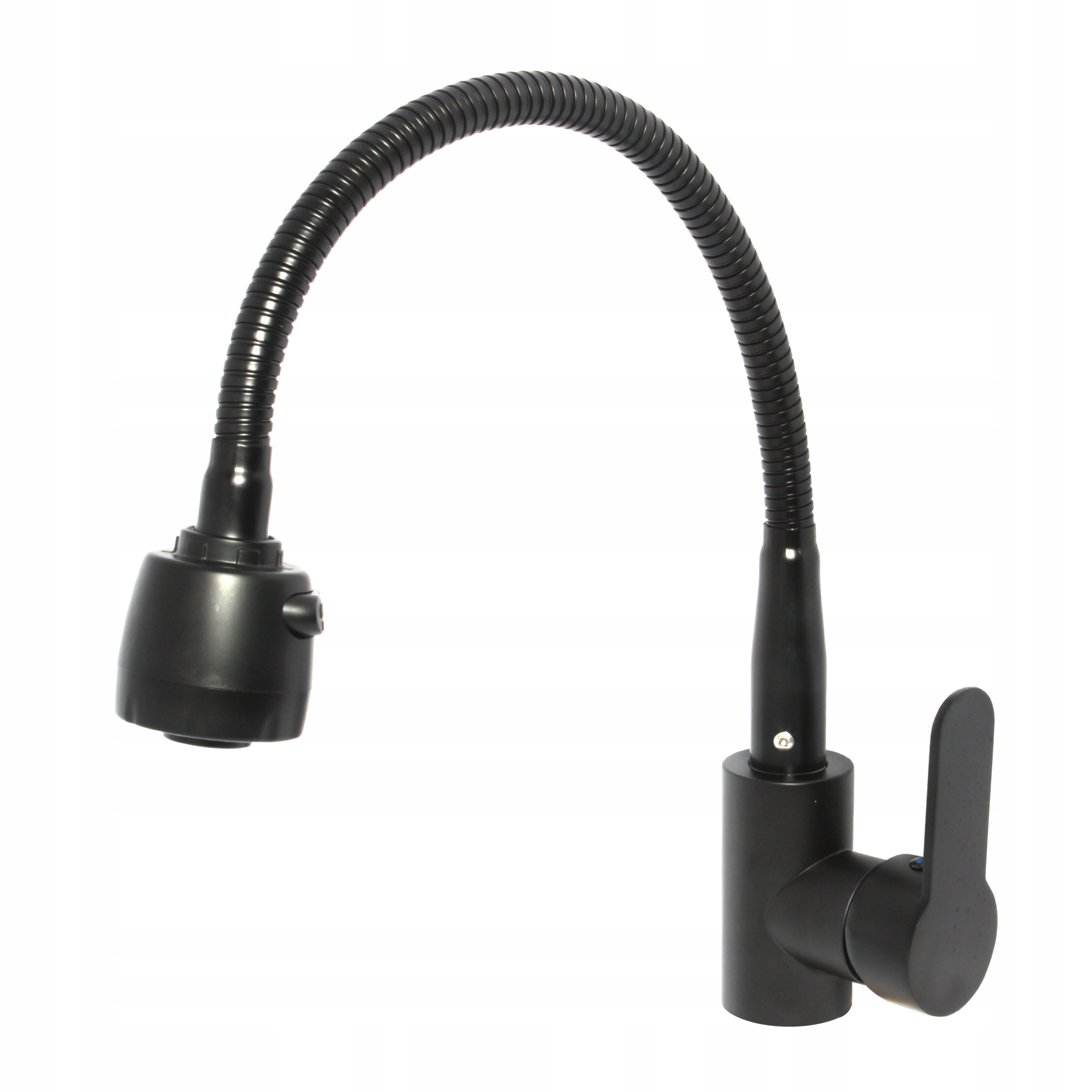 Kuchynská, drezová batéria - Black Kitchen Faucet Flex výtok