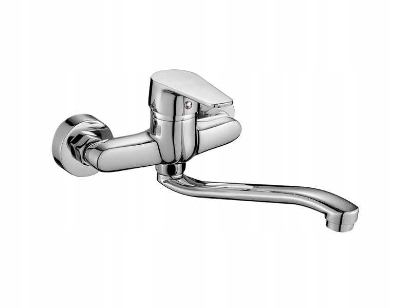 Kuchynské batérie - Kuchinox Wall Kitchen Kuchynský faucet luga striebro