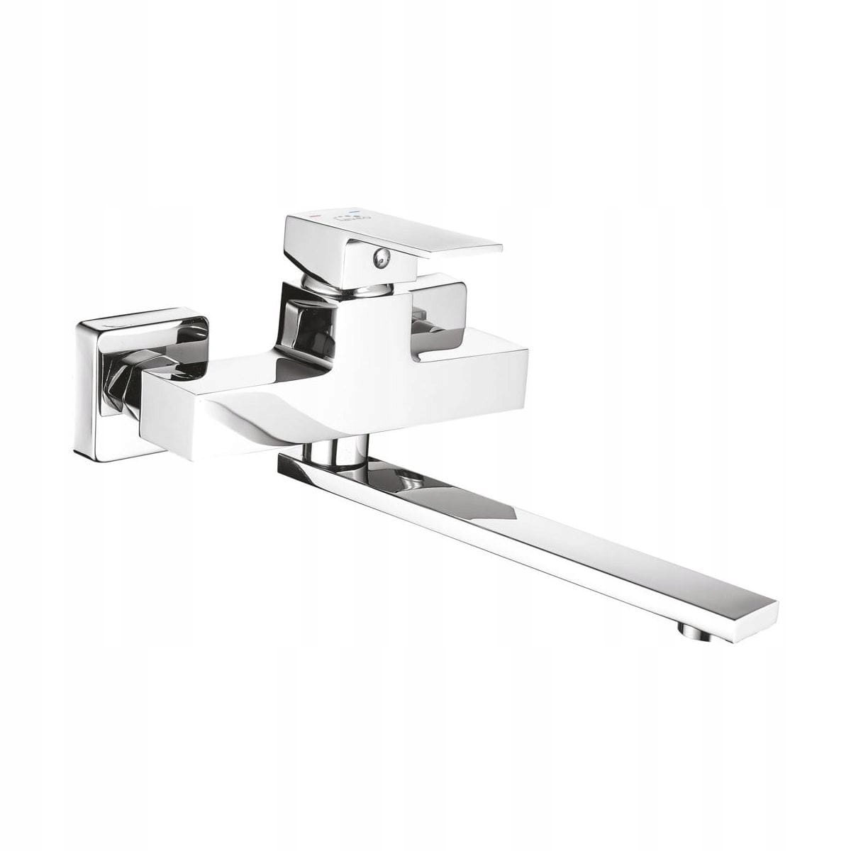 Kuchynské batérie - Laveo kvadrato strieborná stena kuchynská batéria