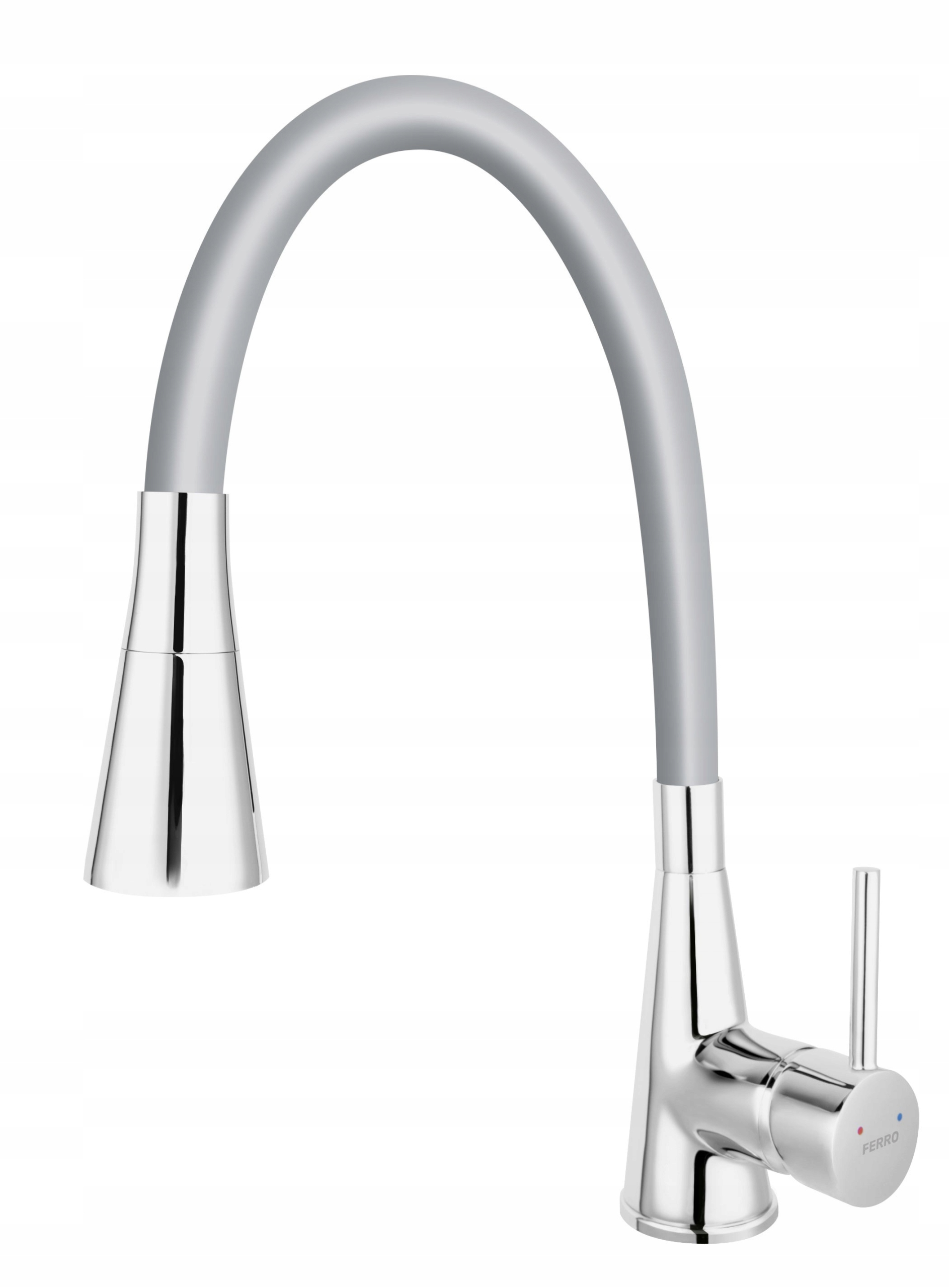 Kuchynské batérie - Ferro Zumba II strieborná kuchyňa faucet