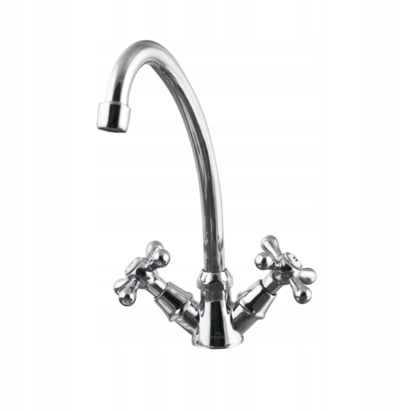 Kuchynské batérie - Inva Roma Silver Kitchen Faucet