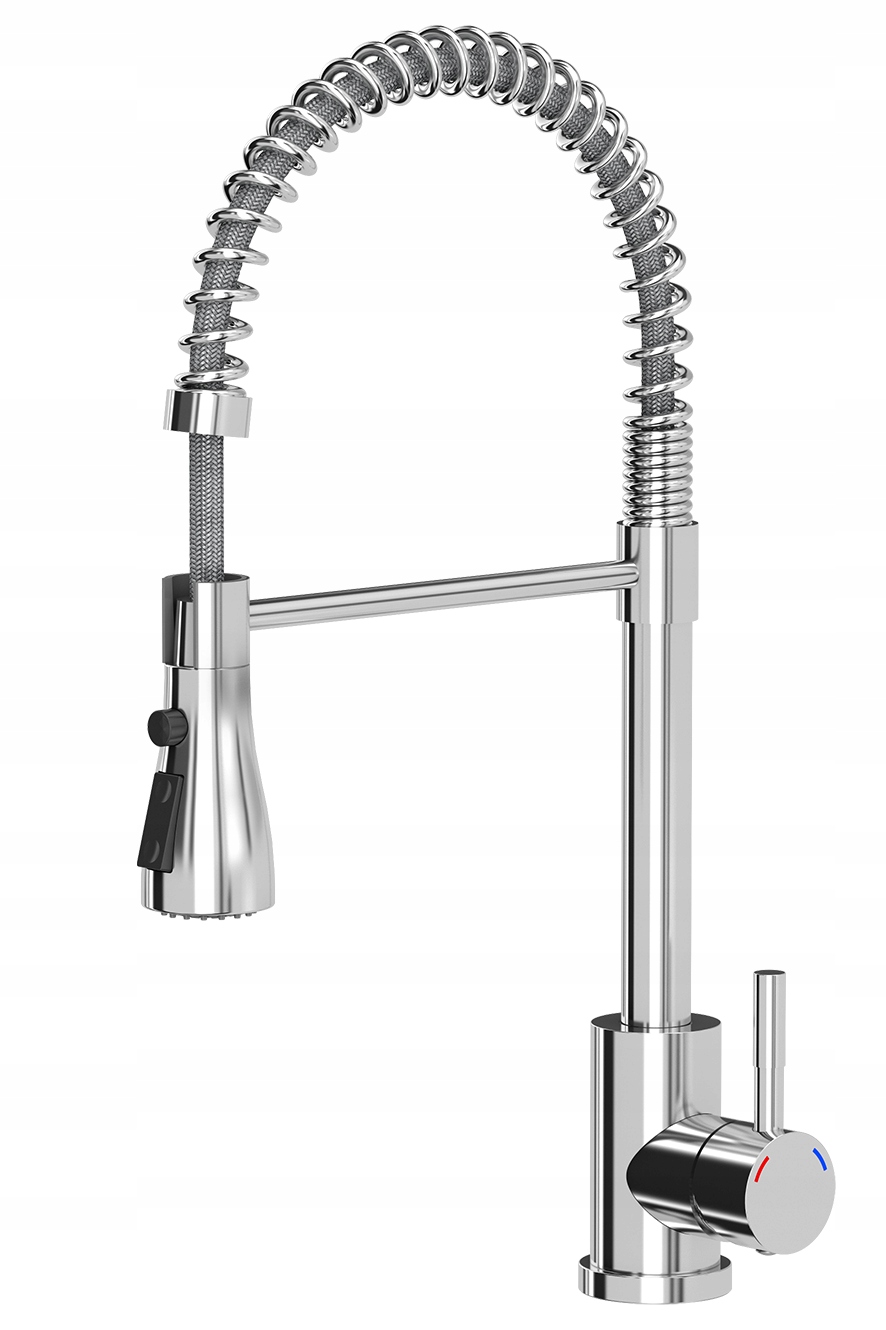 Kuchynské batérie - Chrome Salma Pull -out Kitchen Battery