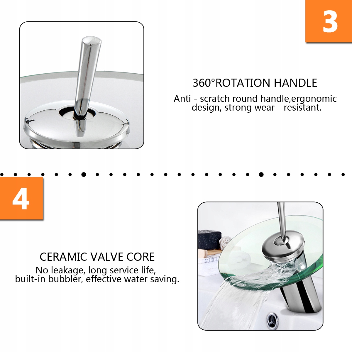 Kúpeľňa Vodopád Washbasin Bate Sink