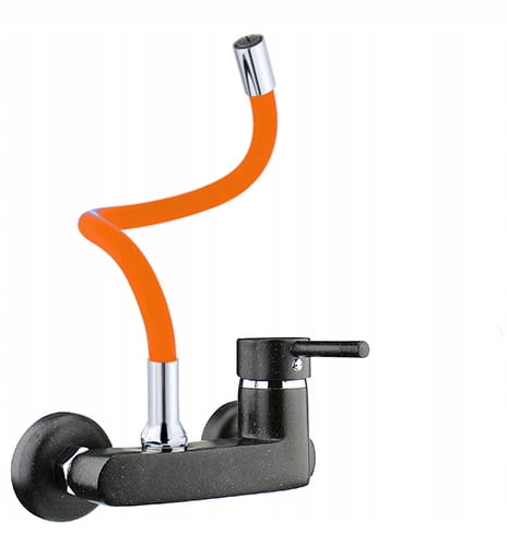Vodovodné batérie - Wall mixer Sink / umyvadlo CZ / Orange