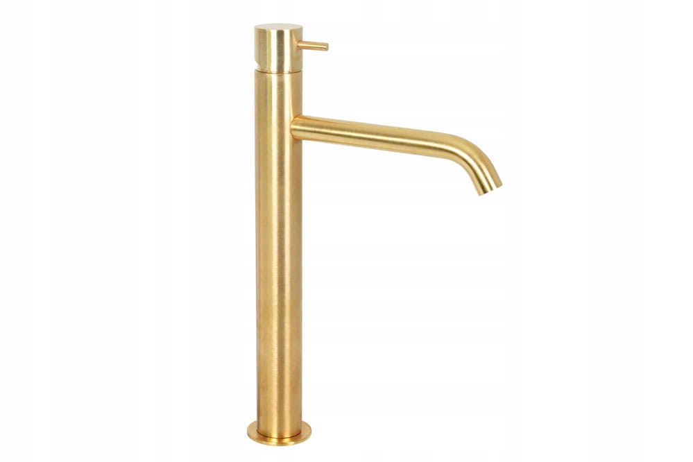 Vodovodné batérie - Umývadlová batéria 31,4cm Gold Brushed, Tokio