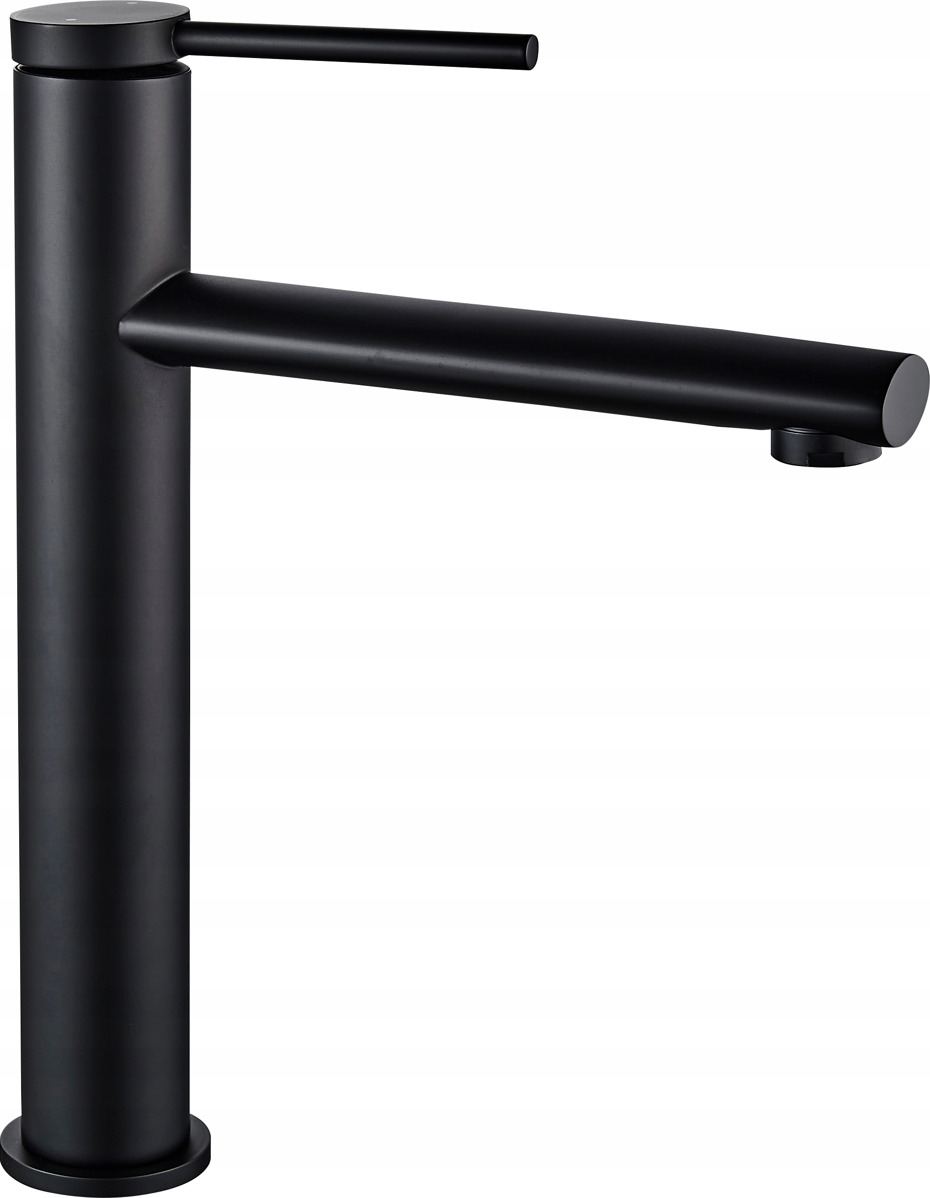 Vodovodná umyvadlová batéria - Umývadlová batéria OVAL Tall Black Black - REA