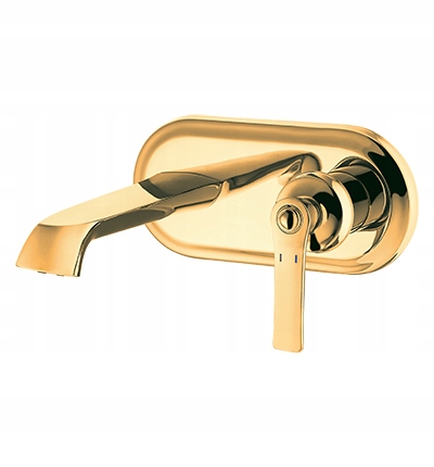 Vodovodné batérie - Basin Battery Subtop 21x10cm Gold, Armance
