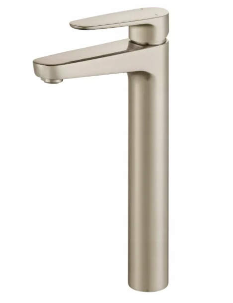 Vodovodná umyvadlová batéria - Satin Washbasin Faucet High 30 cm + Cork