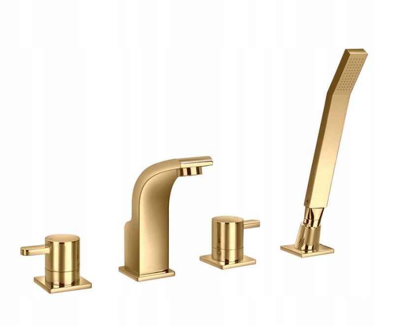 Vaňová batéria - Vabová vaňa 4-diery Darling Gold Omnires (
