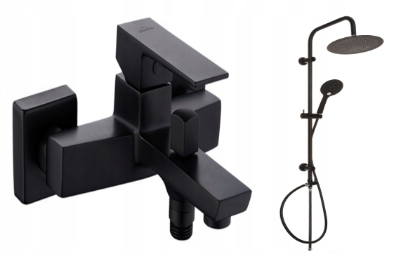 Vaňová batéria - Batéria Batéria Inzenana Paros Black + Sprcha