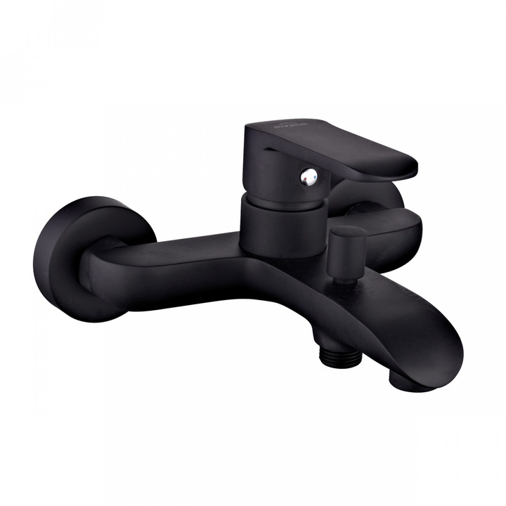 Vaňová batéria - Bath mixer Invena Siros Czarna Mat Black