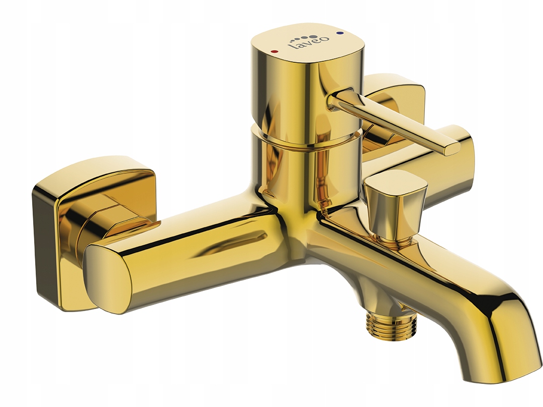 Vaňová batéria - Bath Mixer Wall Box Gold BAP_G10D