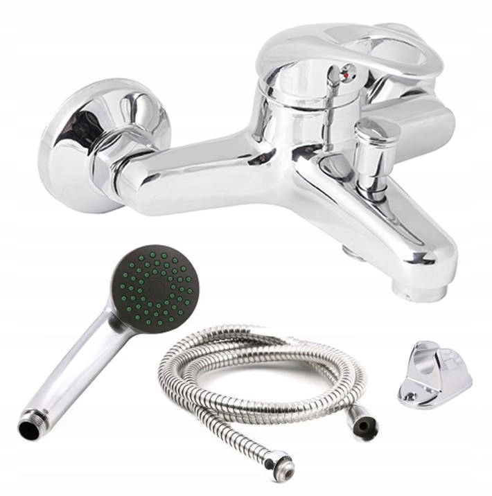 Vaňová batéria so sprchou - 30 cm vysoká kliknutia chrómová umývadlo faucet