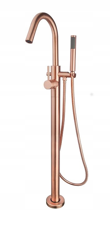 Vodovodné batérie - Vaňa stojace 110 cm Brúsený meď