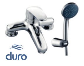 Vaňová batéria - Kúpeľňa stojaca kompletná Marron Chrome