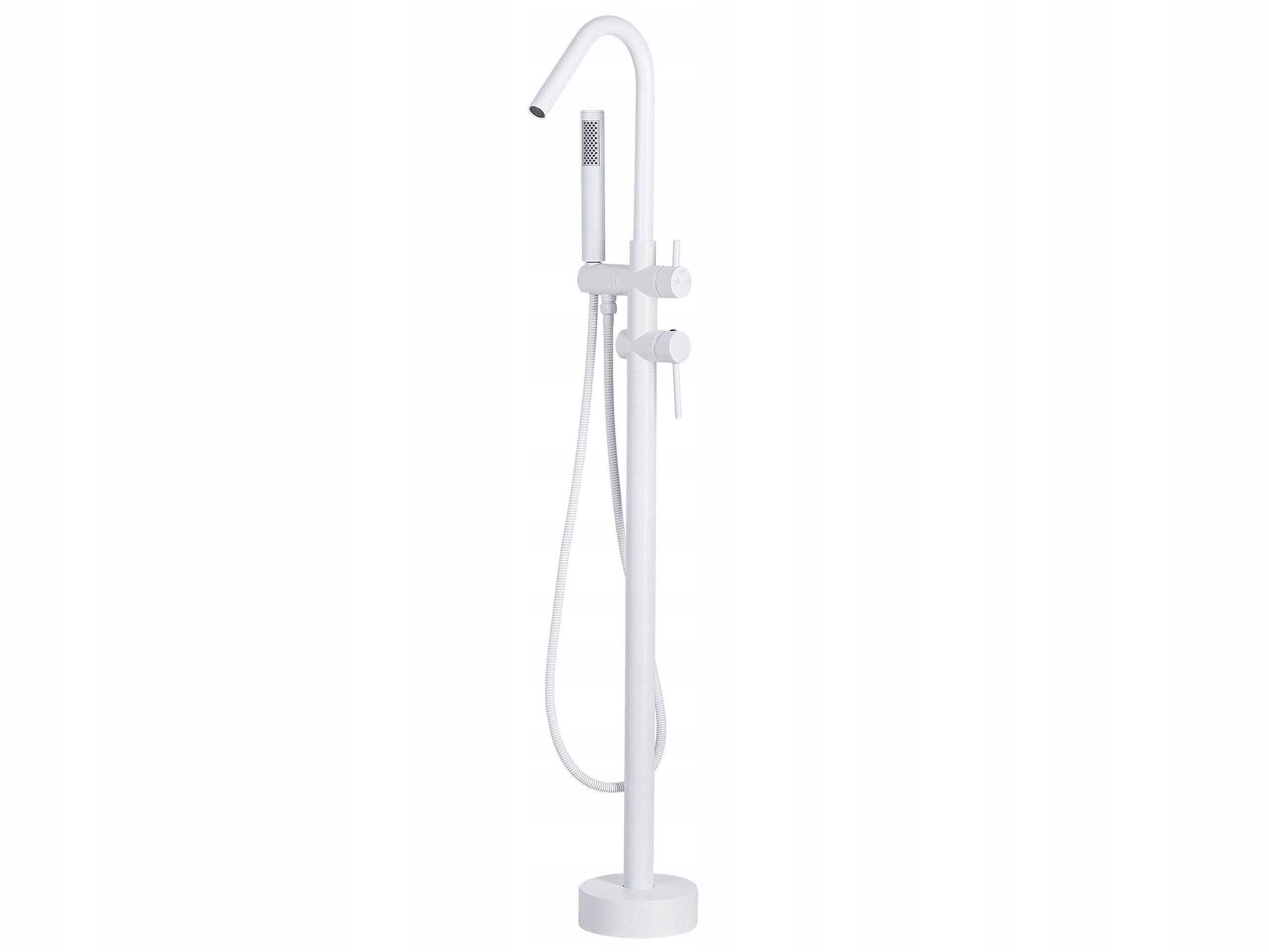 Vaňová batéria so sprchou - Bezplatná -Biela batéria vane 115 cm biela