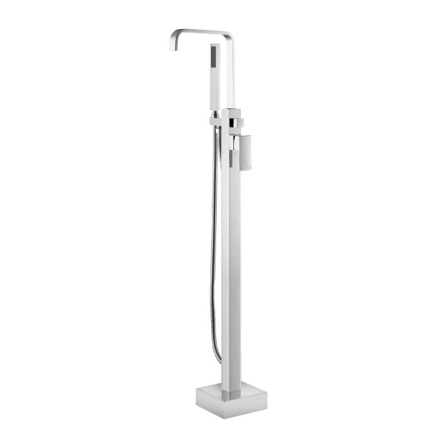 Vaňová batéria - FreeStanding Besco Moderná a chrómová batéria