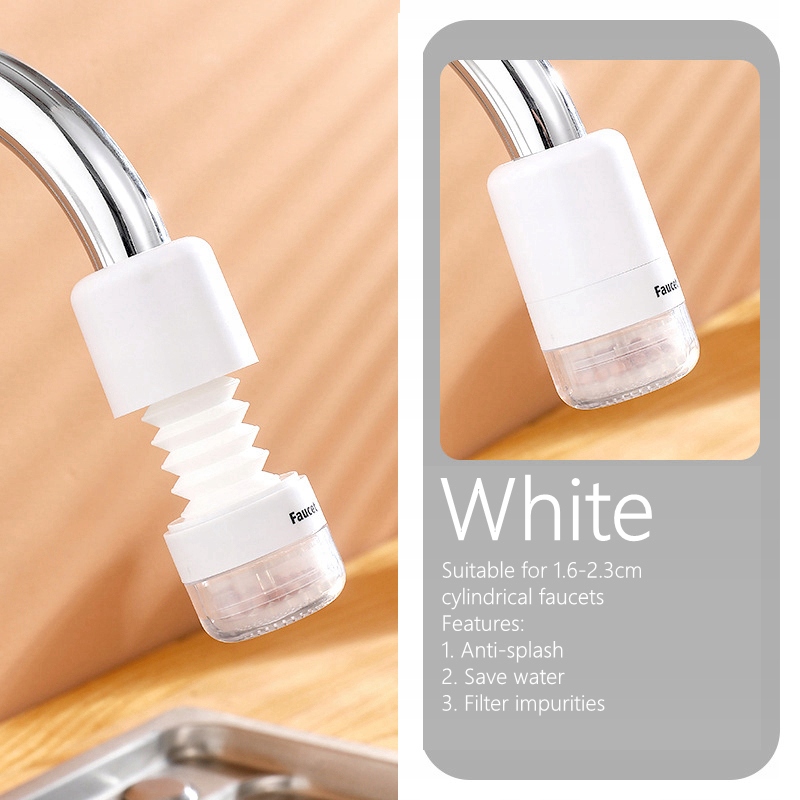 Kuchynská, drezová batéria - 1080 ° 2-FUNKČNÉ PREDĹŽENIE FAUCET