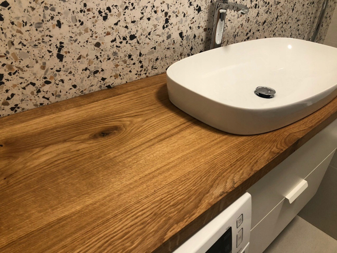 Kúpelňová skrinka - Oak top pre kúpeľňu